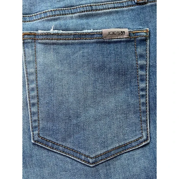 Joe's Jeans Mid Rise Boyfriend wide leg Crop w/ Raw Hem- Size 25-NWT- MSRP $189 - Picture 8 of 9